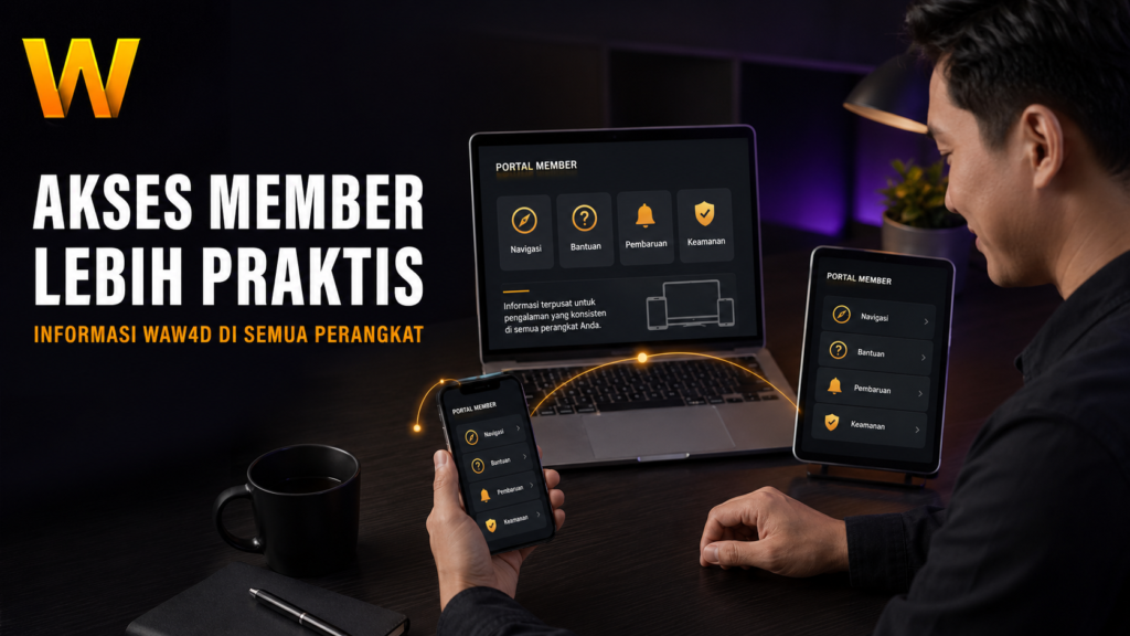 Informasi WAW4D membantu akses member melalui ponsel, tablet, dan komputer