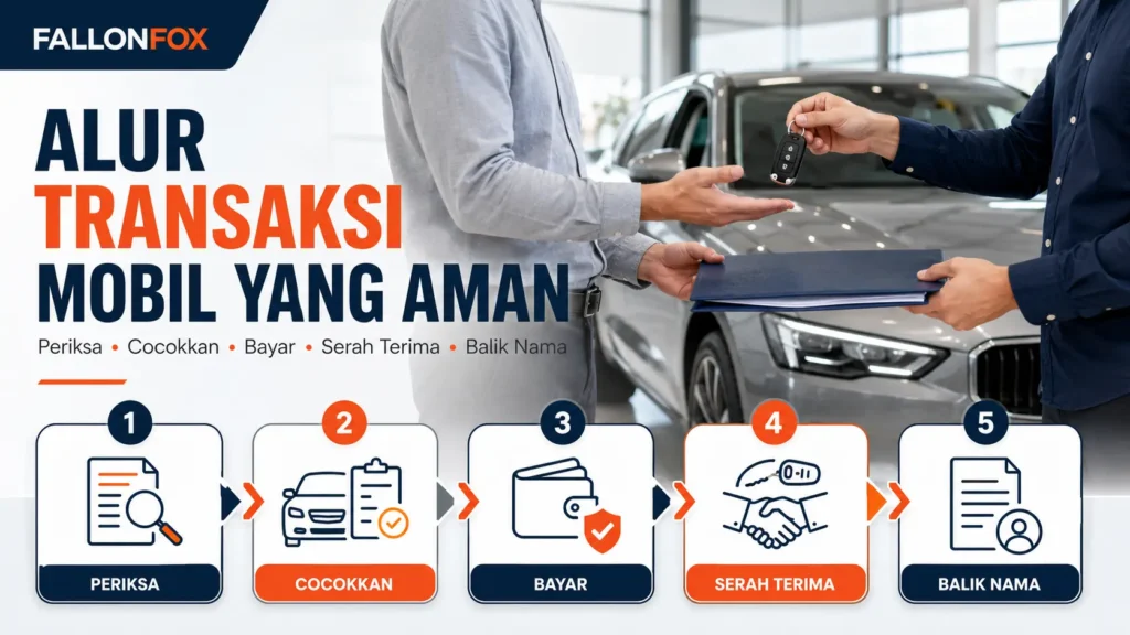 Alur transaksi mobil yang aman dari pemeriksaan hingga balik nama