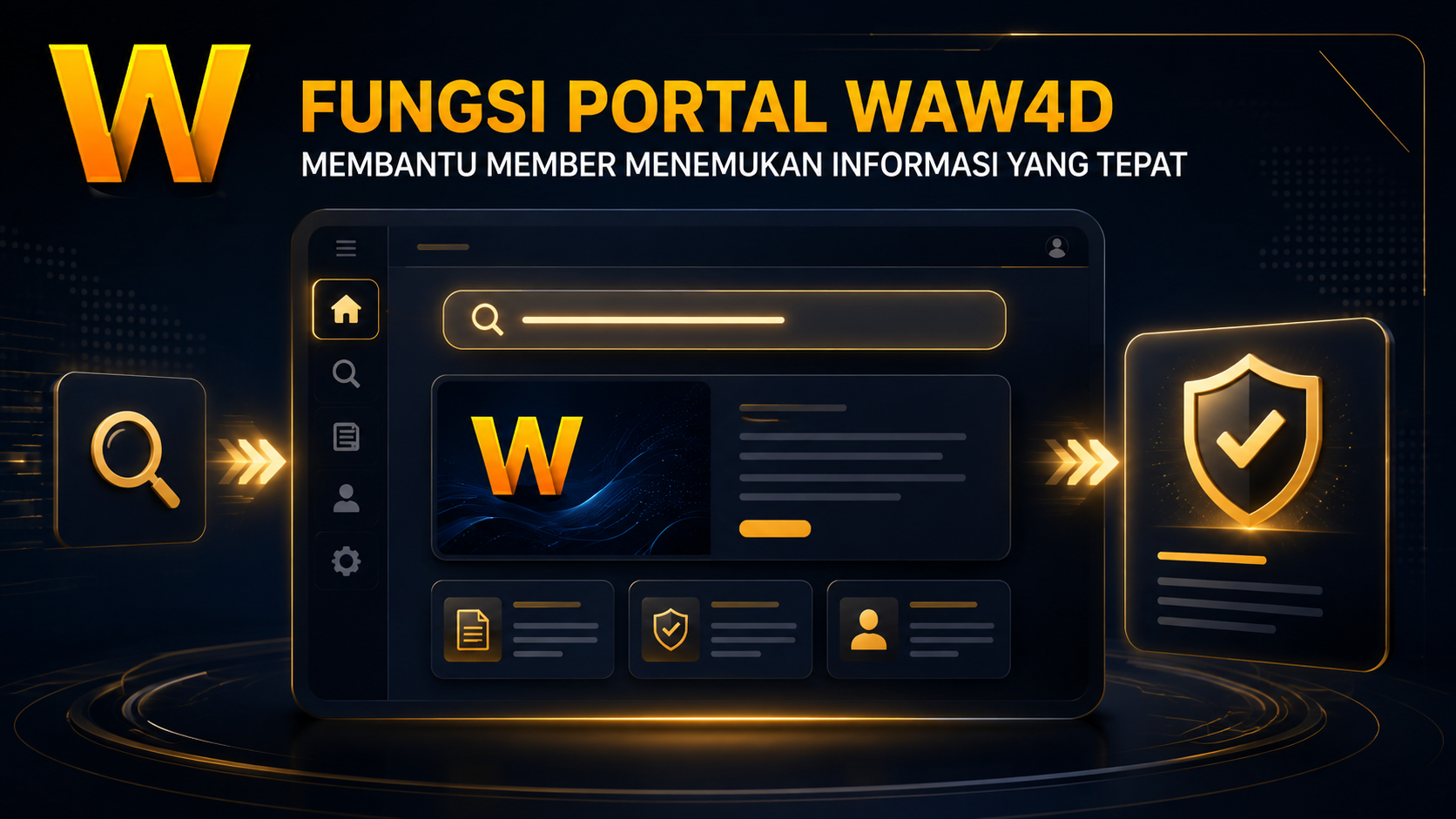 Fungsi portal WAW4D dalam membantu member menemukan informasi yang tepat