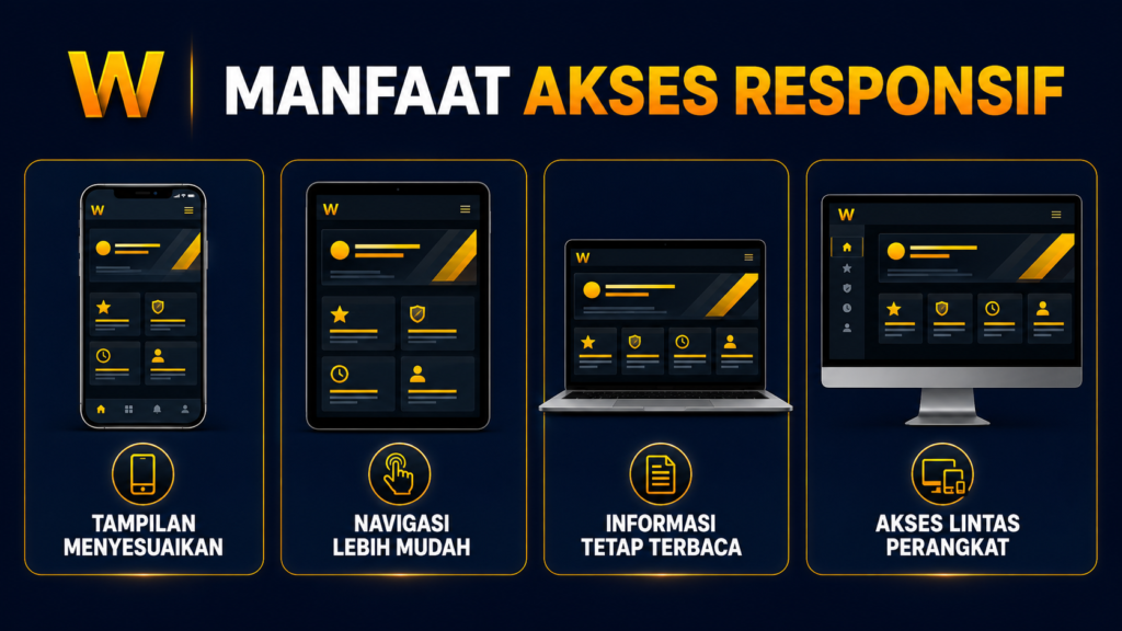 Manfaat akses responsif WAW4D melalui empat jenis perangkat