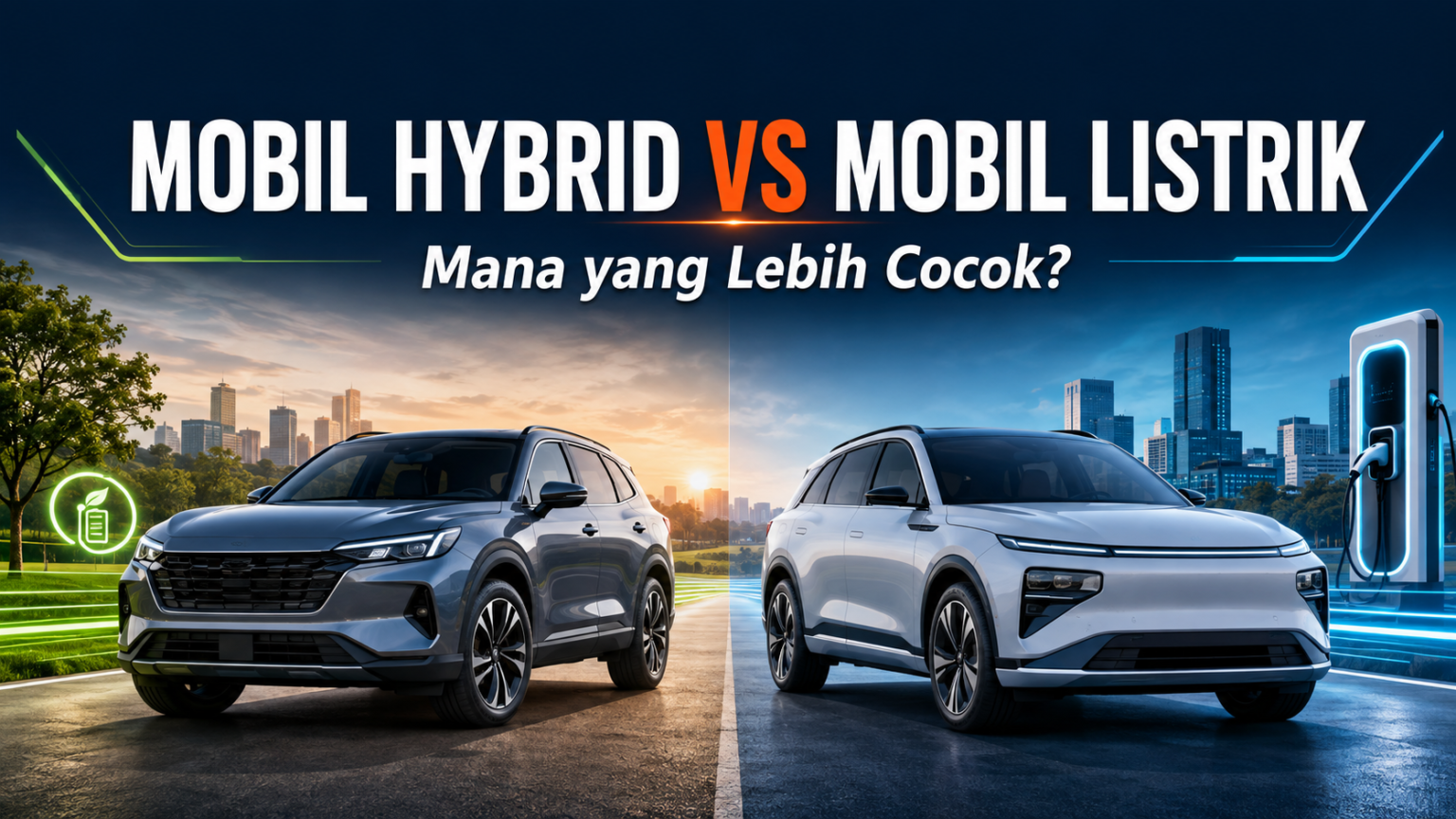 Perbandingan mobil hybrid vs mobil listrik 2026