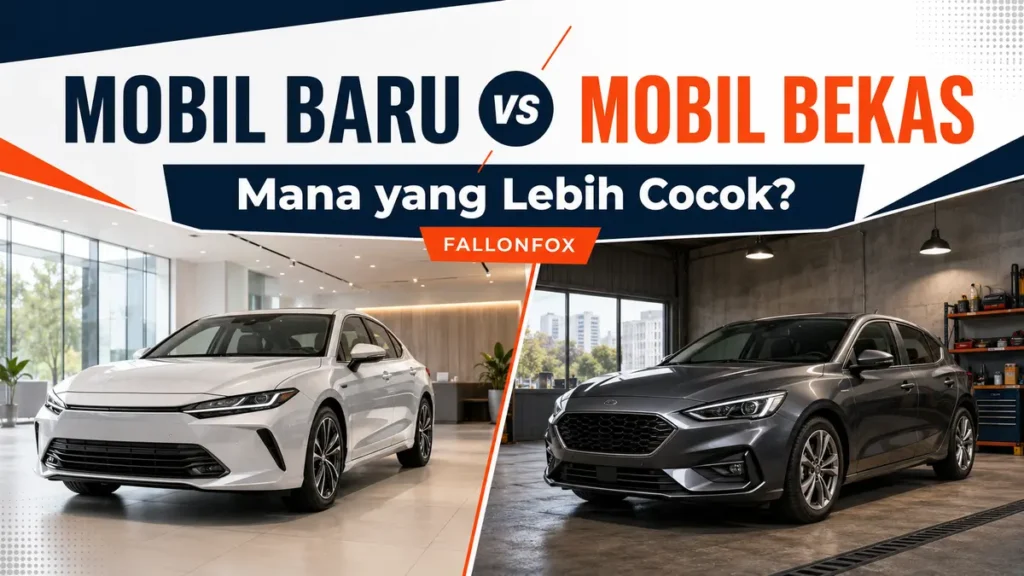 Perbedaan mobil baru dan mobil bekas untuk menentukan pilihan