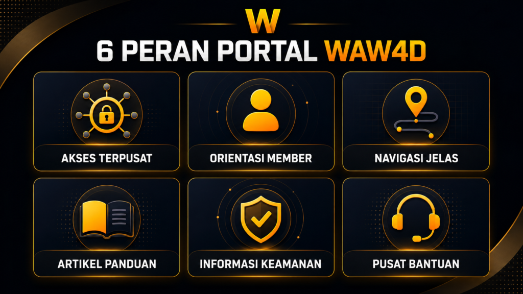 Enam peran portal WAW4D bagi kebutuhan informasi member
