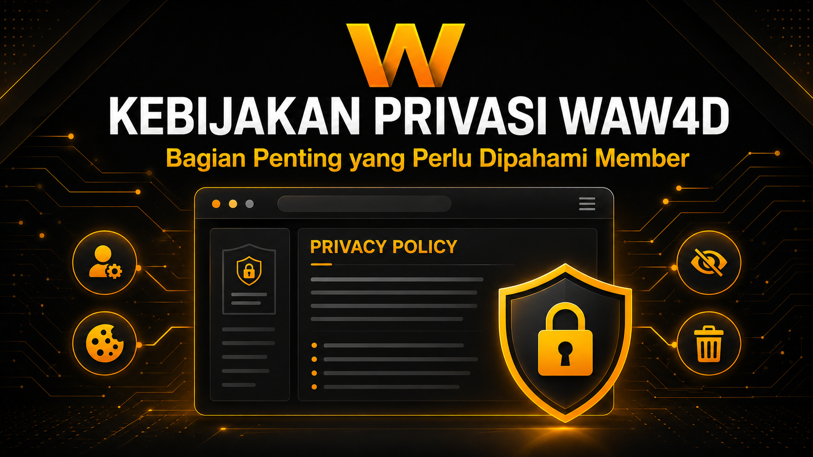 Kebijakan privasi WAW4D sebagai panduan penting bagi member