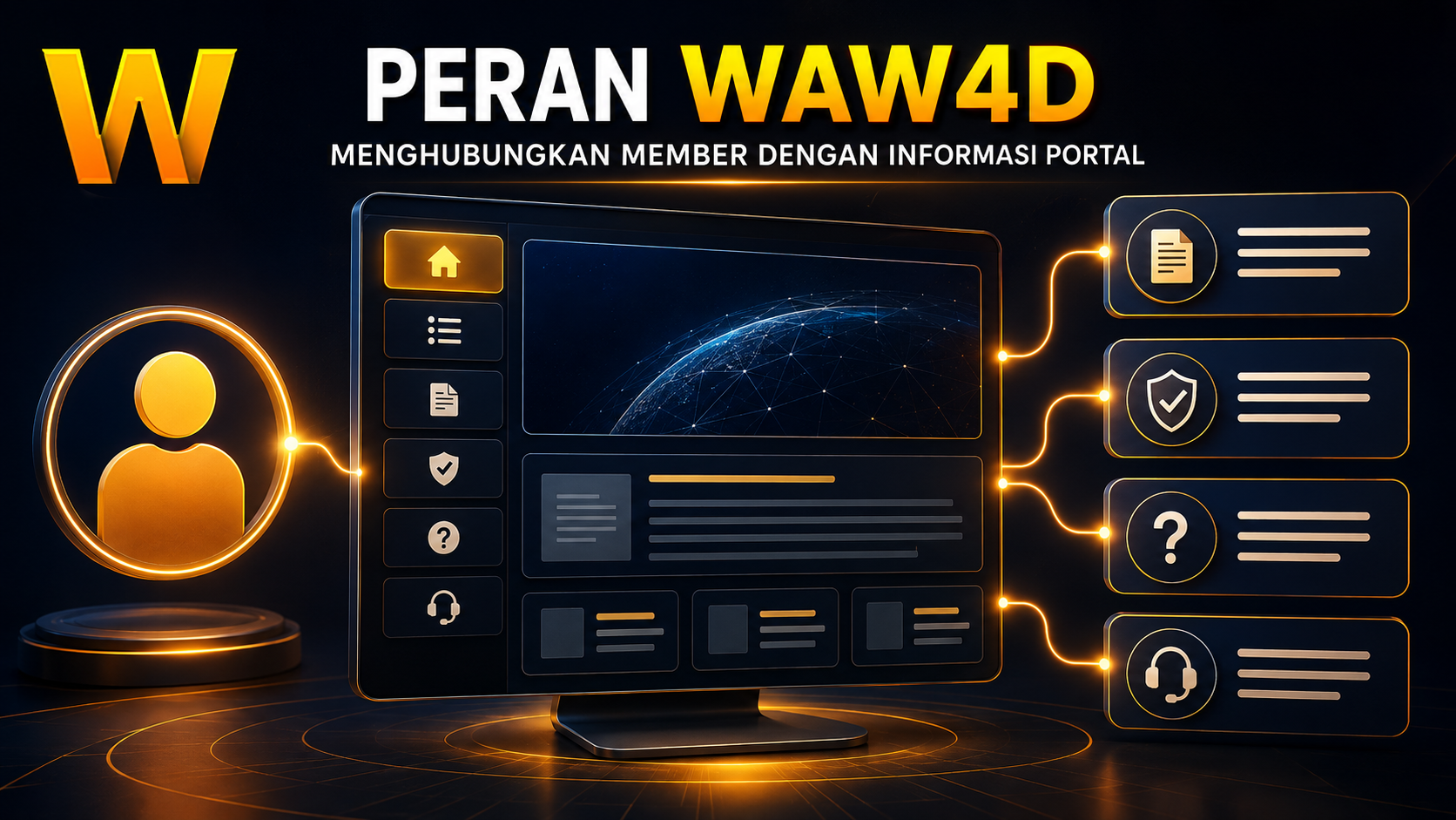 Peran WAW4D dalam menghubungkan member dengan informasi portal